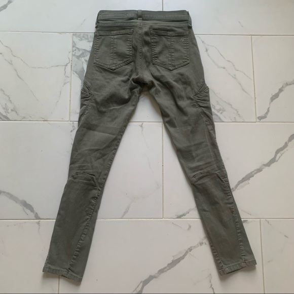 RAG & BONE Army Green Rally Cargo Skinny Jeans 24 - Picture 8 of 8
